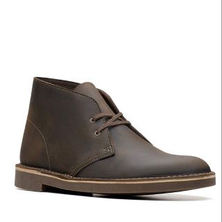 clarks bushacre 2 grey leather