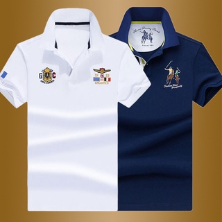 🚒[M'sia Ready Stock]🔥Men's Polo Shirts Summer Plain Tshirt Short Sleeve Kemeja lelaki Berkolar Baju Raya Lengan pendek Tops Man Casual Golf Shirts