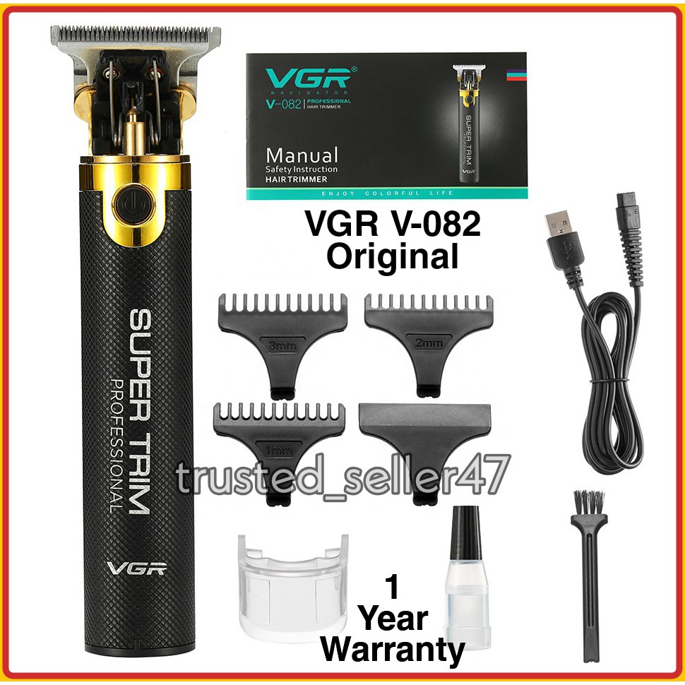 VGR V-082 Zero Adjustable Professional Rechargeable Hair Trimmer Hair Cutter  Hair Clipper