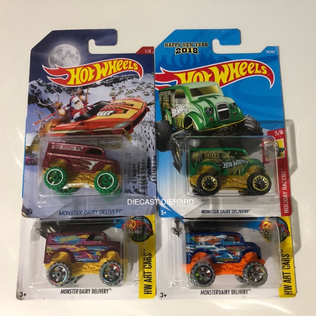 hot wheels monster dairy delivery 2018