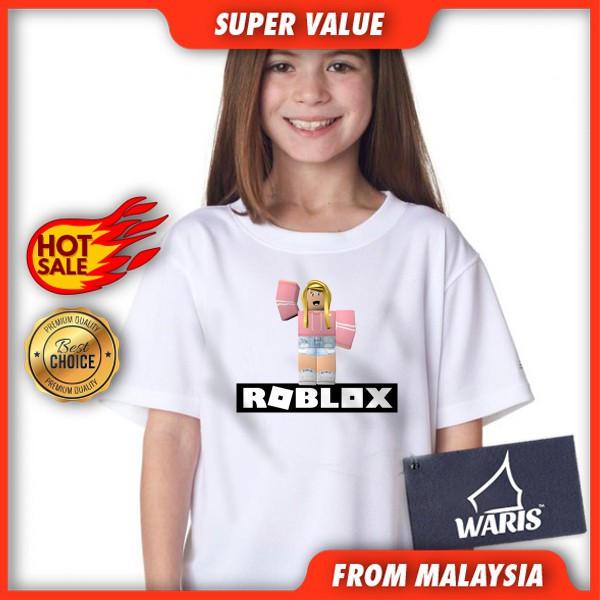 valve Moronic Splash Roblox Girl 1 - White T-shirt | Shopee Malaysia