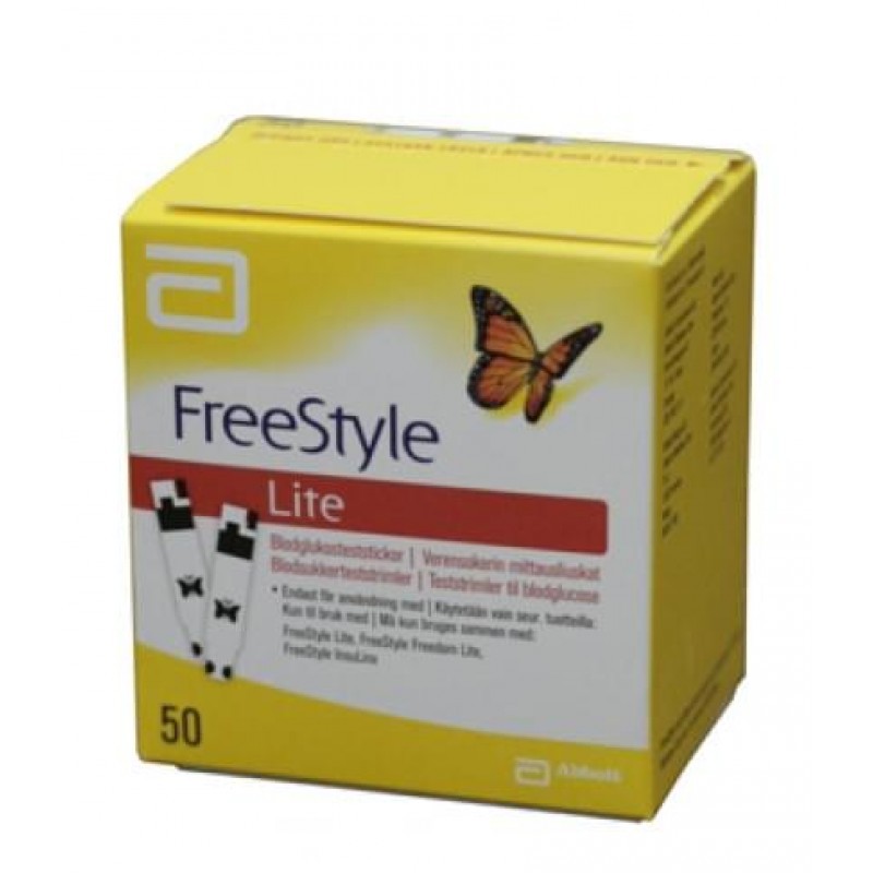 Freestyle Lite Glucose Test Strips (50's) exp 01/2022 Shopee Malaysia