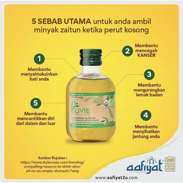 Hot Selling Olivie Plus 30x Olive House Pati Minyak Zaitun Extra Virgin Olive Oil Shopee Malaysia