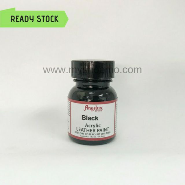 black shoe paint for leather