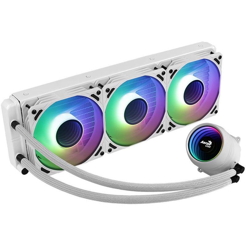 AeroCool Mirage L360 White ARGB AIO CPU Liquid Cooler / Addressable RGB
