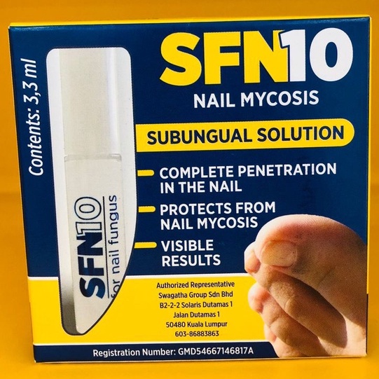 [EXP 01/2025] SFN10 / SFN 10 Nail Mycosis 3.3ML Shopee Malaysia