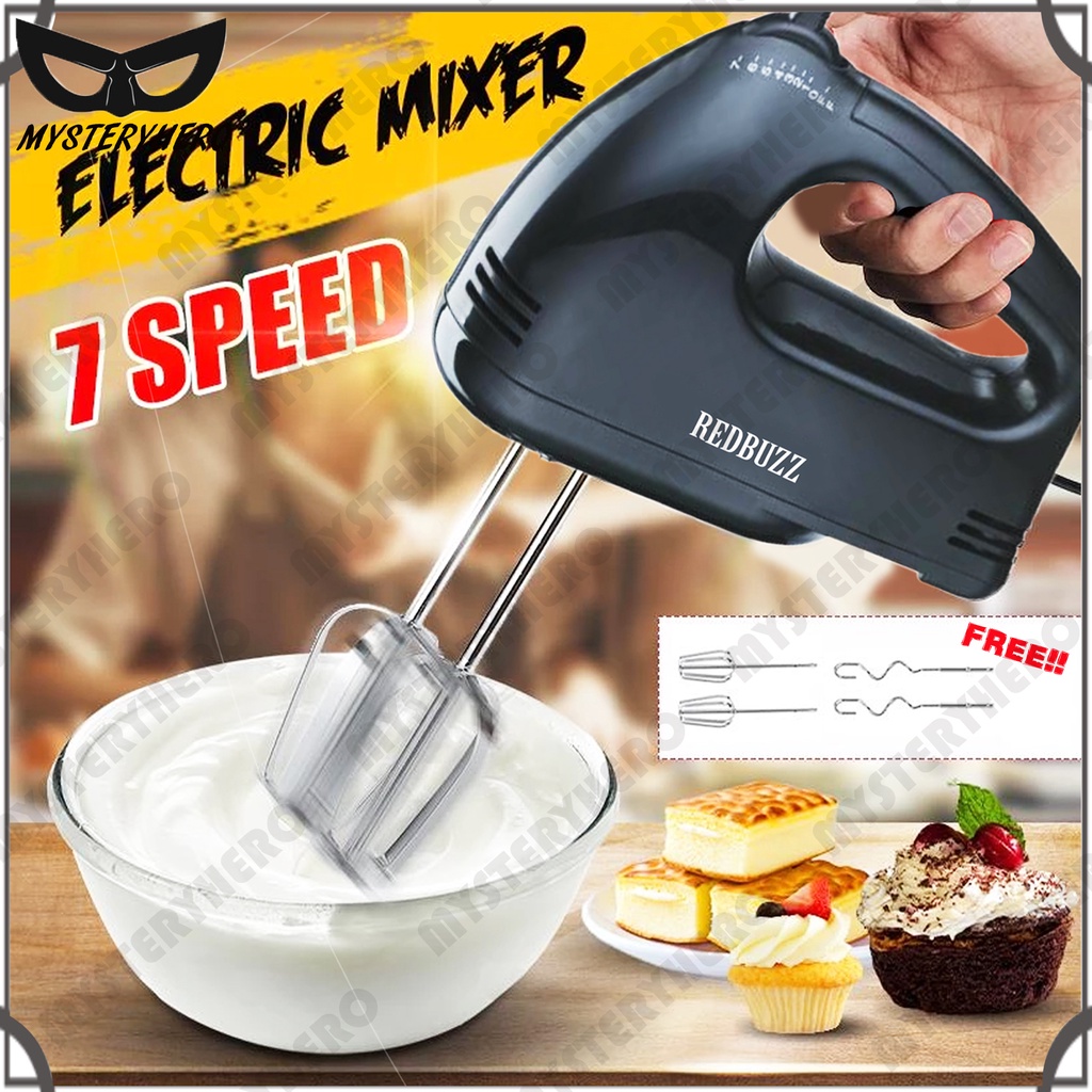 MysteryHero Kitchen Electric Mixer High Power 280W Hand Mixer Egg Beater Whisk Blender Cake Dough Bread Maker Machine