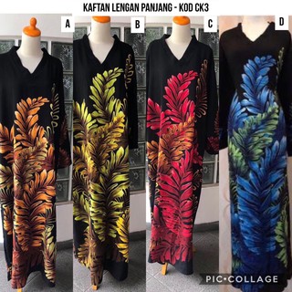 KAFTAN 100 COTTON  KAFTAN BATIK  TERENGGANU  BAJU  KELAWAR 