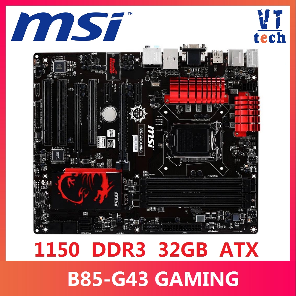 B85 g43 msi подключение