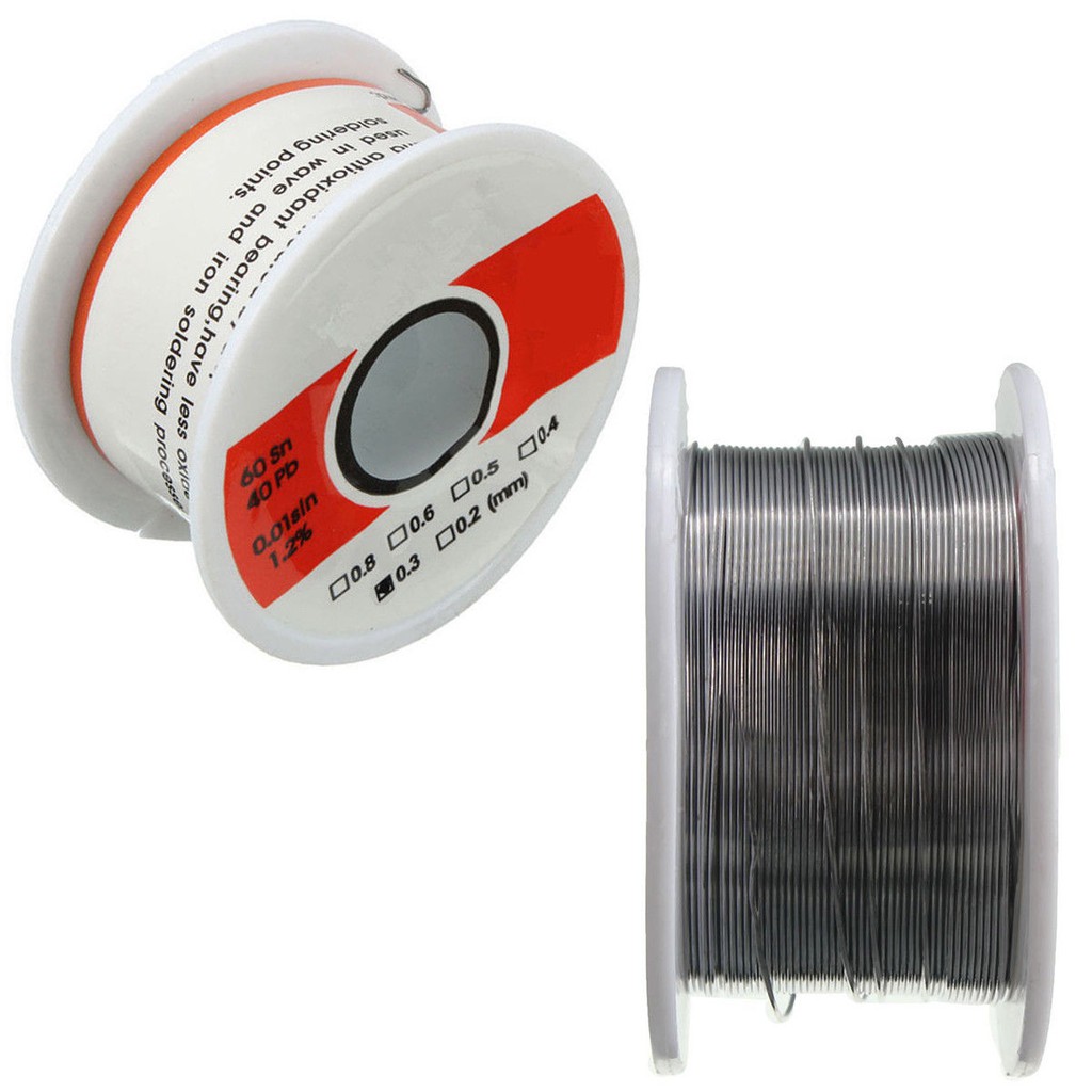 60 Gram 3mm 60g Rosin Core Flux 1.2% Tin Lead Roll Soldering Solder Wire 