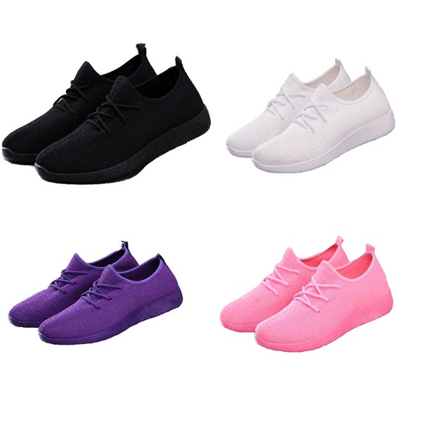 YJfashion Ready Stock Women Sport Running Casual Lace Up 