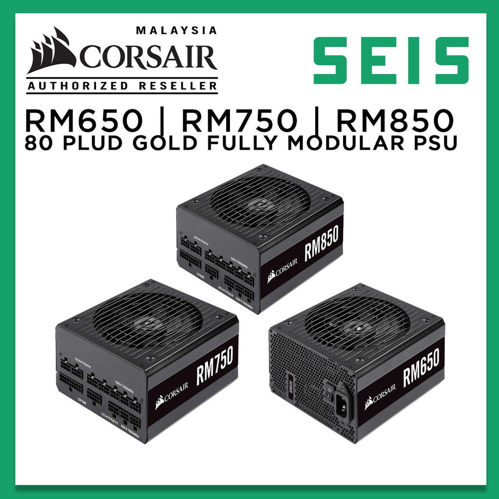 Buy Corsair Rm650 Rm750 Rm850 Power Supply Units Psu Rm 650 750 850 Watt 80 Gold Certified Fully Modular 10 Years Warranty Seetracker Malaysia