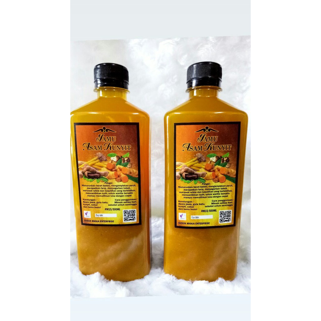 Jamu Asam Kunyit By Susuk Manja 500ml Shopee Malaysia