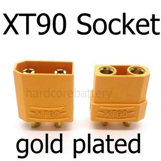 XT90 gold plated Connector Plug Socket Adapter Male Female set Li-po XT 90 RC Battery Bullet Drone With Banana Pair T