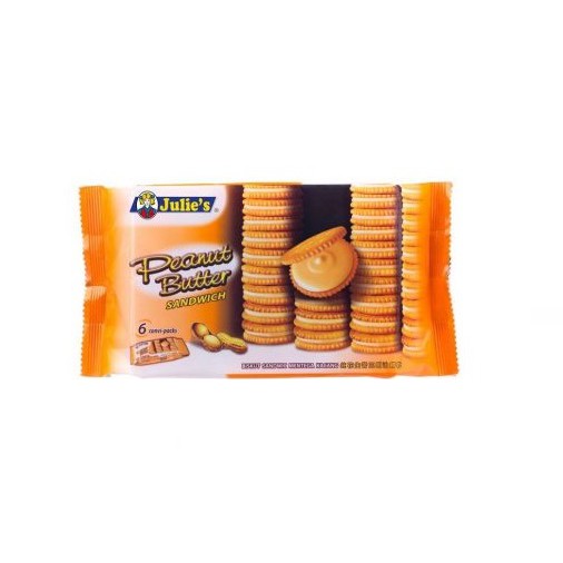 Julie's Peanut Butter Sandwich Biscuit (6 Packs) | Shopee Malaysia