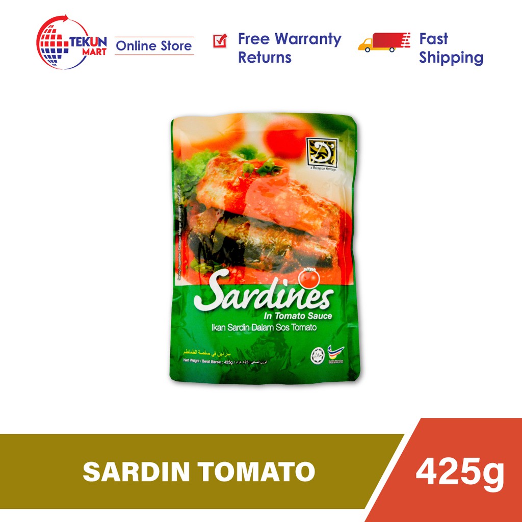 D'Era Heritage Sardine Tomato (425g) Shopee Malaysia