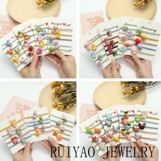 Girl Hair Rope Korean Simple Headdress Bubble Dragon Cartoon Cute Fresh Ring Accessories Sweet Tie Rubber Band Female