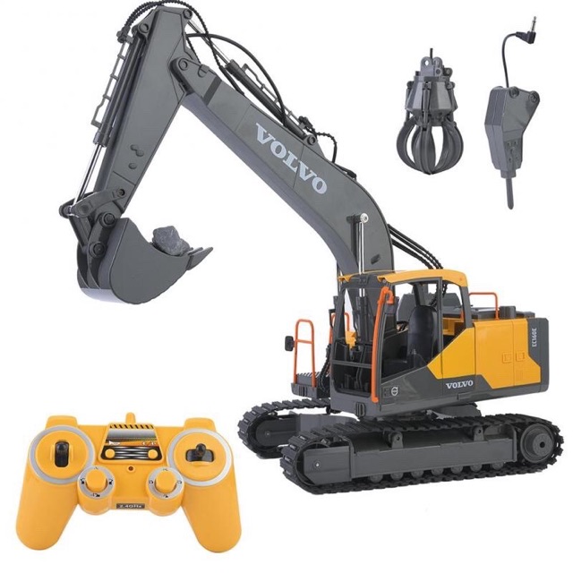 rc excavator double e