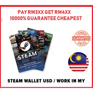 Steam Wallet Code USD50 USD100 Auto Convert to MYR Code Gift ... - 