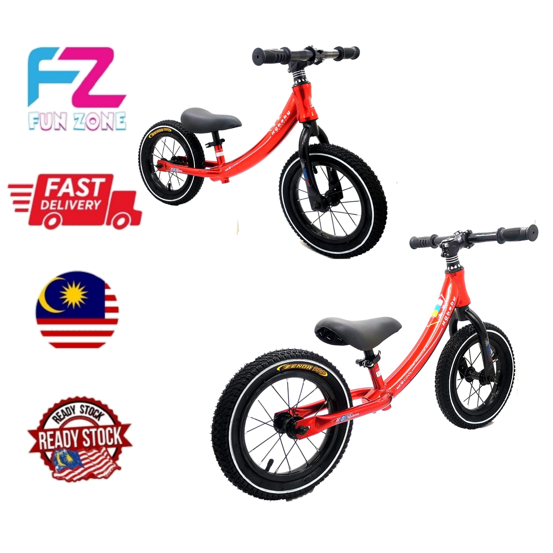 Kids Balance Training Bicycle Push Bike Nice Black Rim Hq Baby Brand Malaysia Ready Stock Everyday Delivery Shopee Malaysia