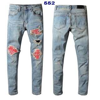 amiri jeans red