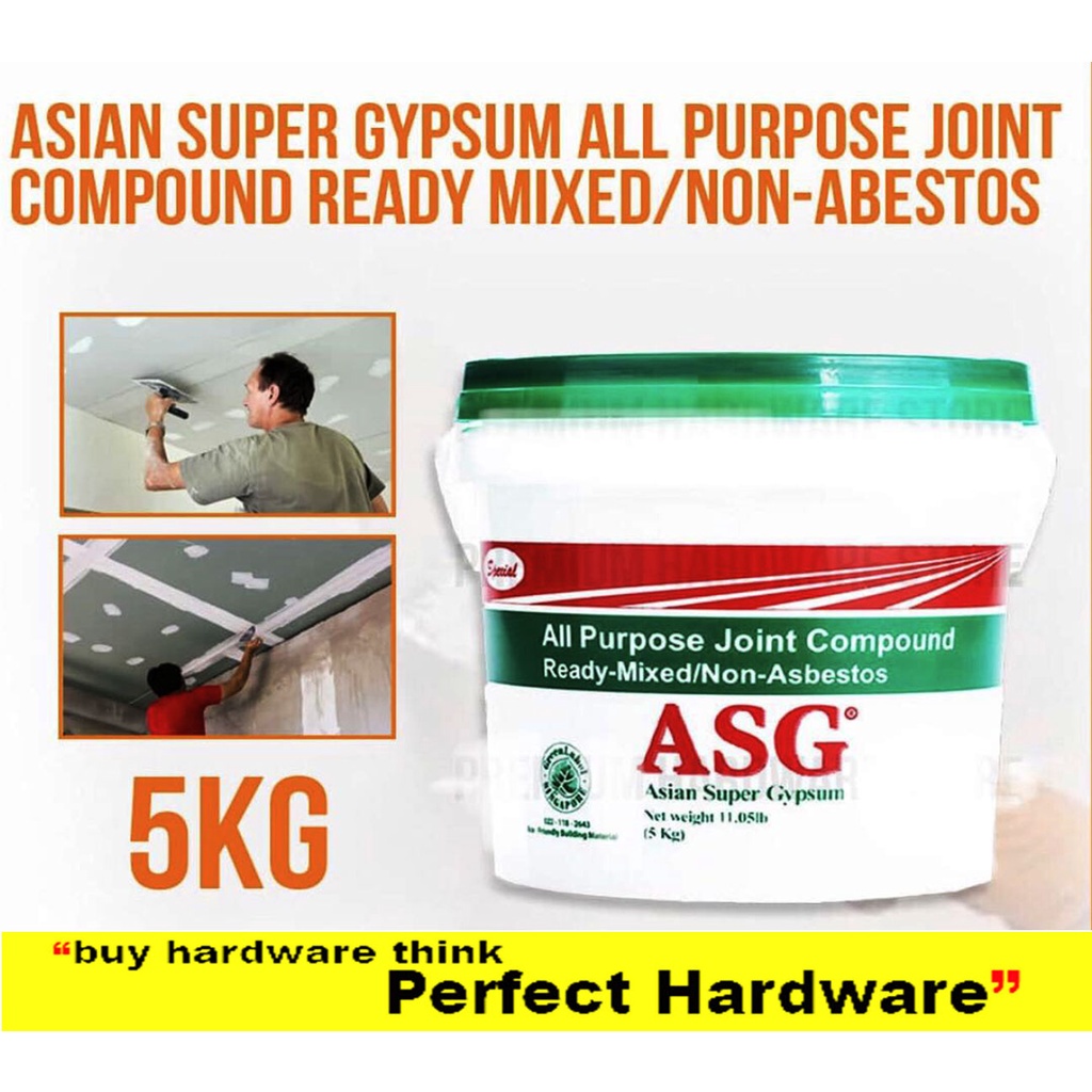 Asg Plaster Compound Joint Compound Cement Plaster Ceiling & Stopping Compound Cement Tutup