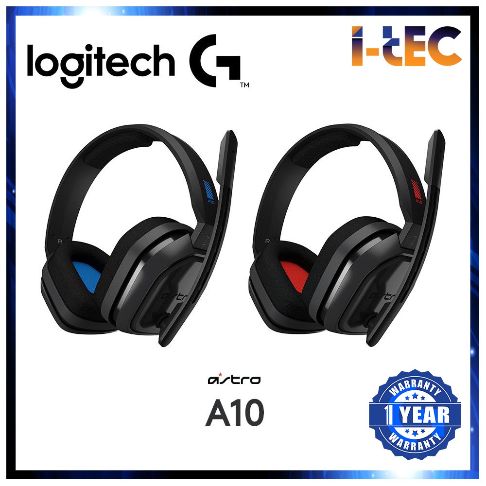 Logitech Astro A10 Gaming Headset Shopee Malaysia