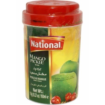 National Achar Mango Pickle in Oil 500g Jar