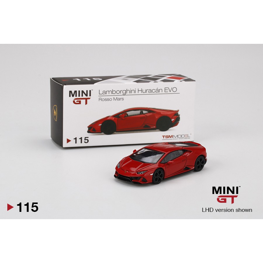 MINI GT 1/64 ランボルギーニ ウラカン EVO ロッソマーズ TSM-