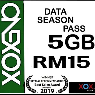 ONEXOX SEASON PASS For 5GB DATA Internet | Shopee Malaysia