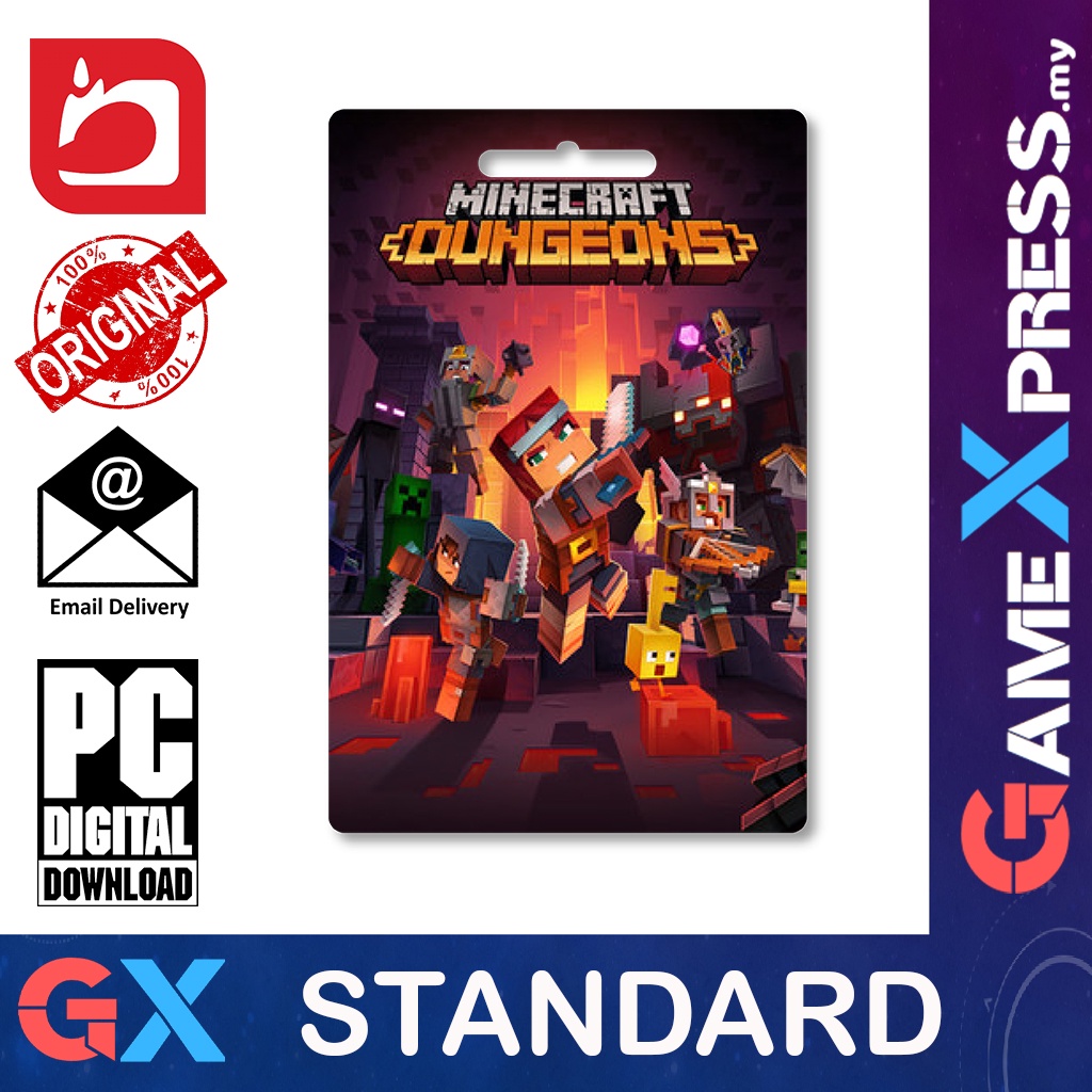 omroeper Berg kleding op prijs Minecraft Dungeons Standard Edition PC Game Xbox PlayAnywhere Platform |  Shopee Malaysia