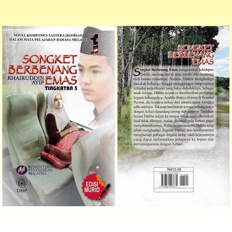 novel tingkatan 5 songket berbenang emas  Alexandra Fraser