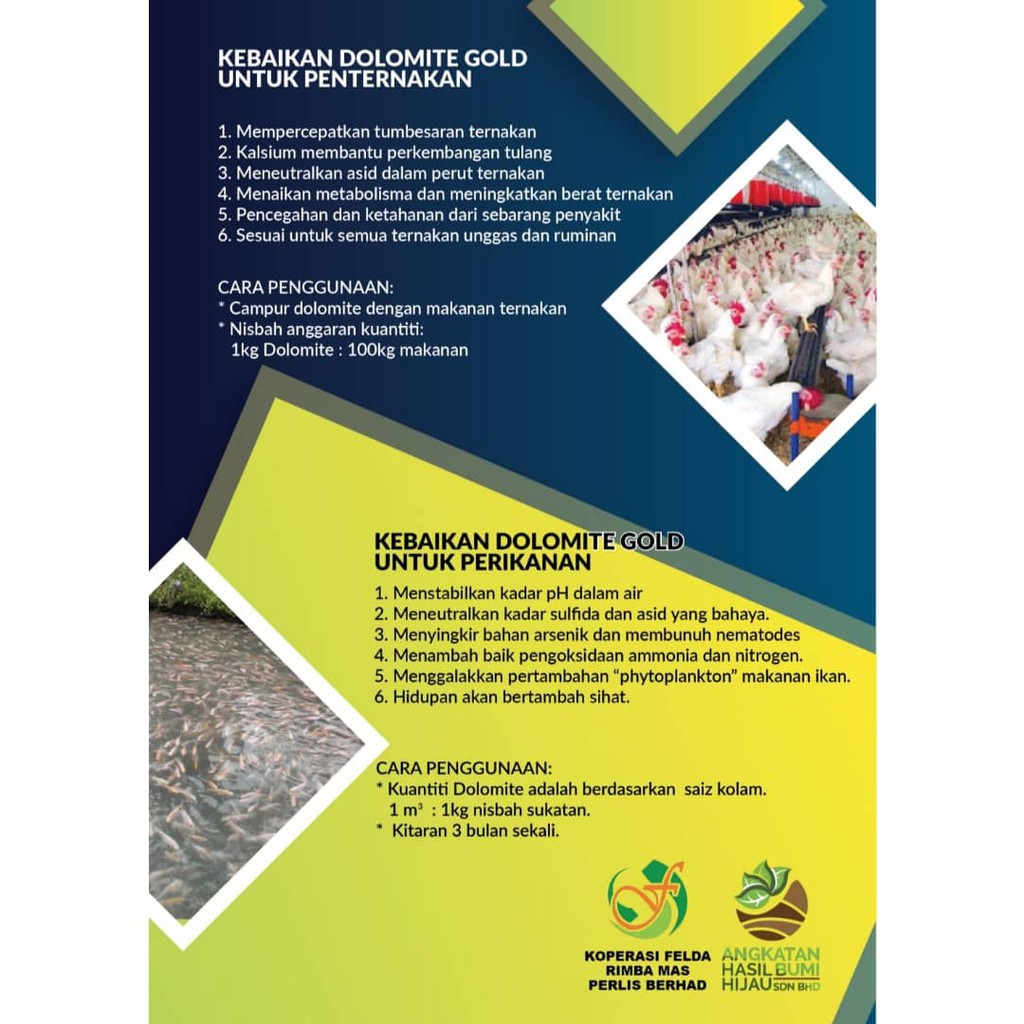 Baja Dolomite Ahbh Repack 1kg Shopee Malaysia