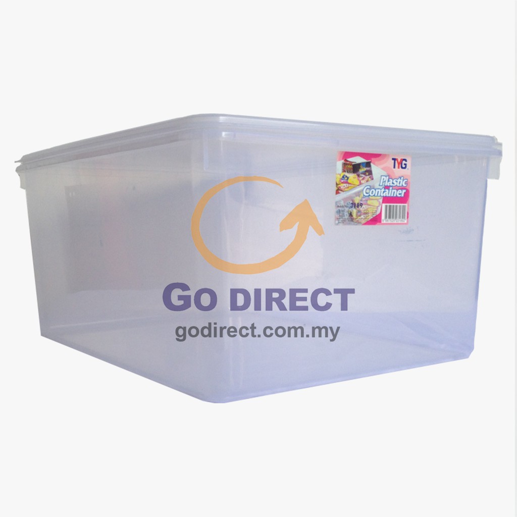 1 X TOYOGO 45L Diamond Container Reusable Food Grade Plastic Storage