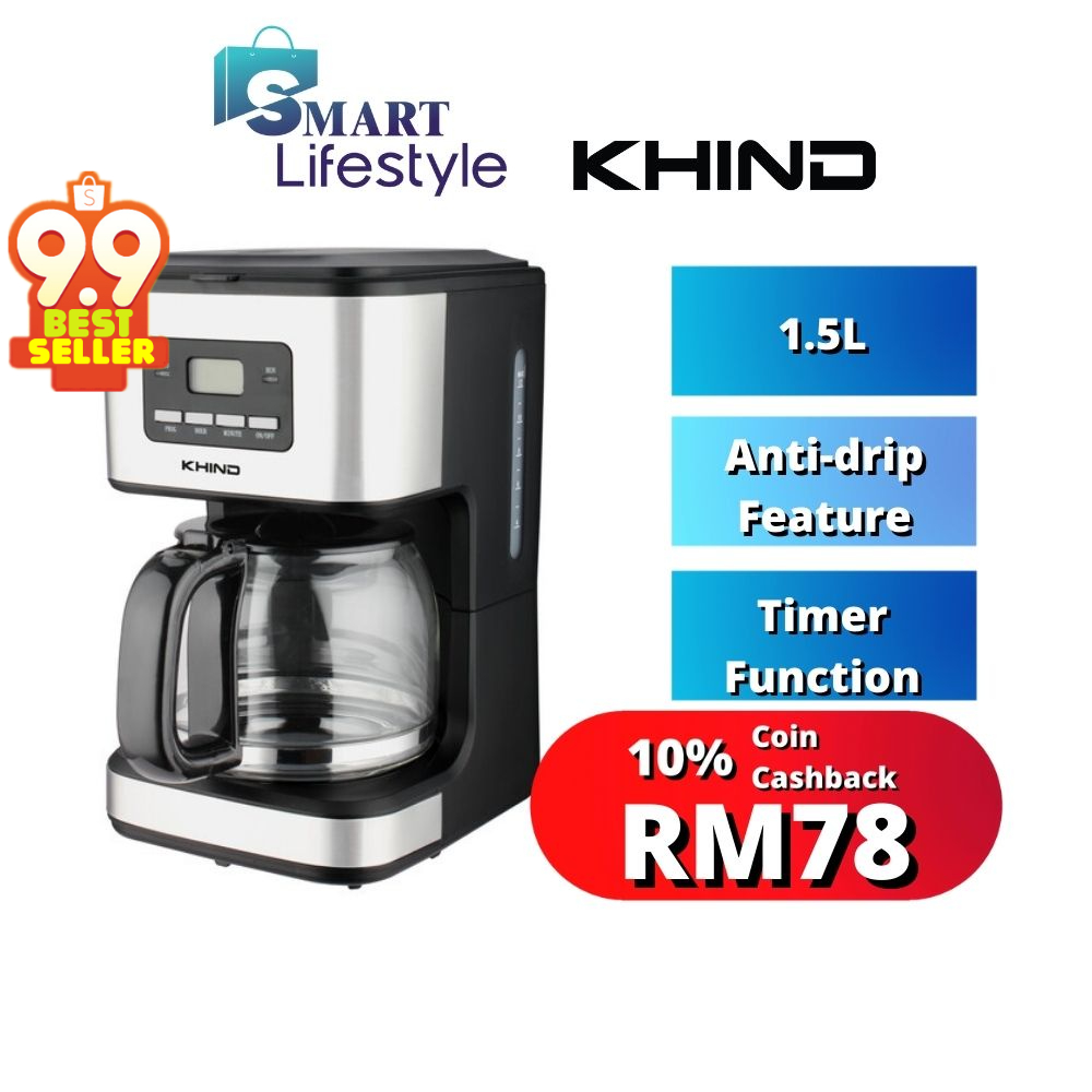 KHIND Coffee Maker (1.5L) CM1215 / CCM-E075X