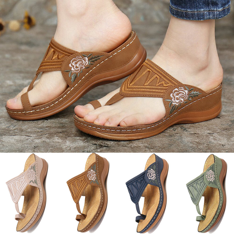 casual comfort wedge sandals