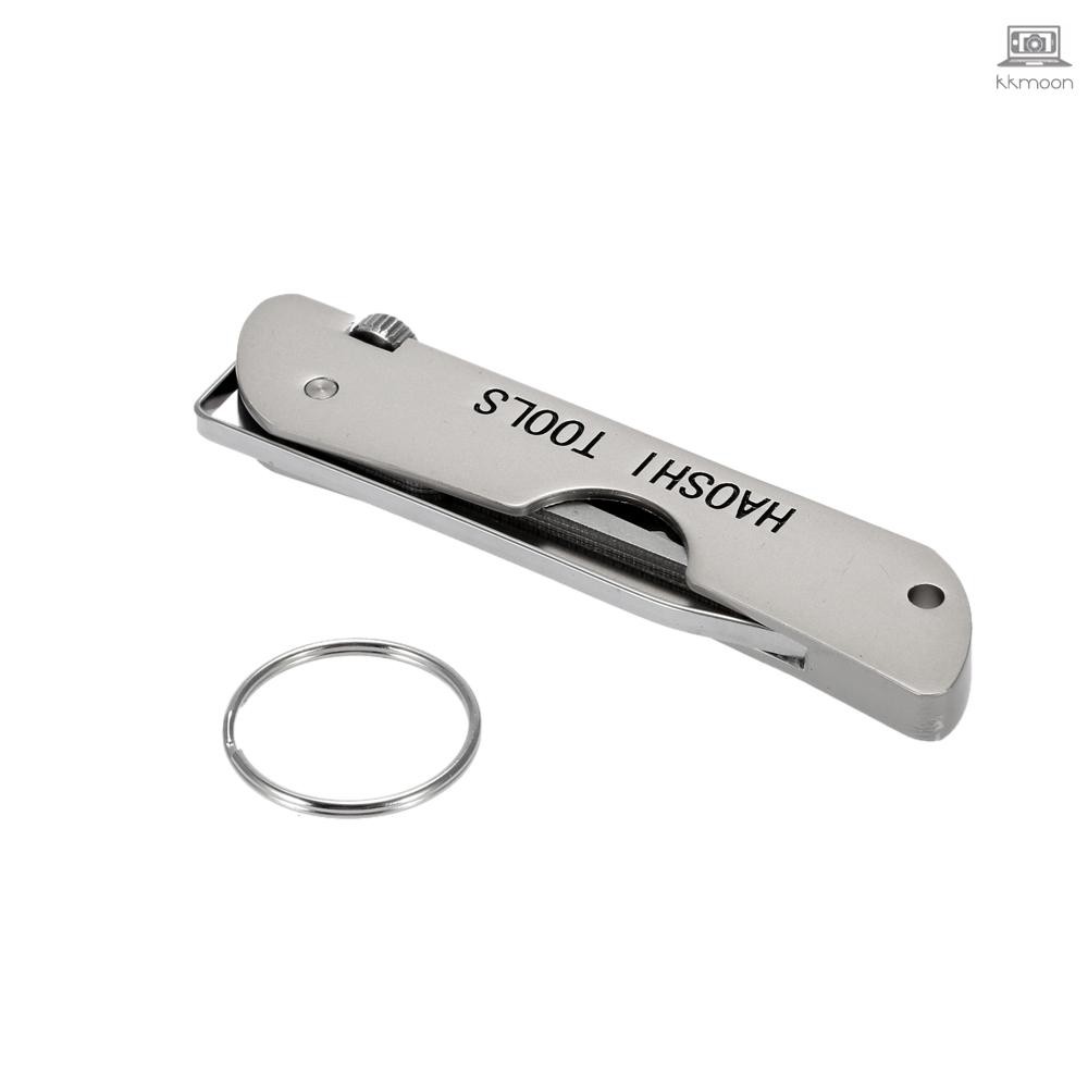 Portable Foldable Stainless Steel Door Lock Pick Opener Set