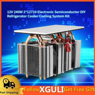 12V 240W 2*12710 Electronic Semiconductor DIY Refrigerator Cooler Cooling System
