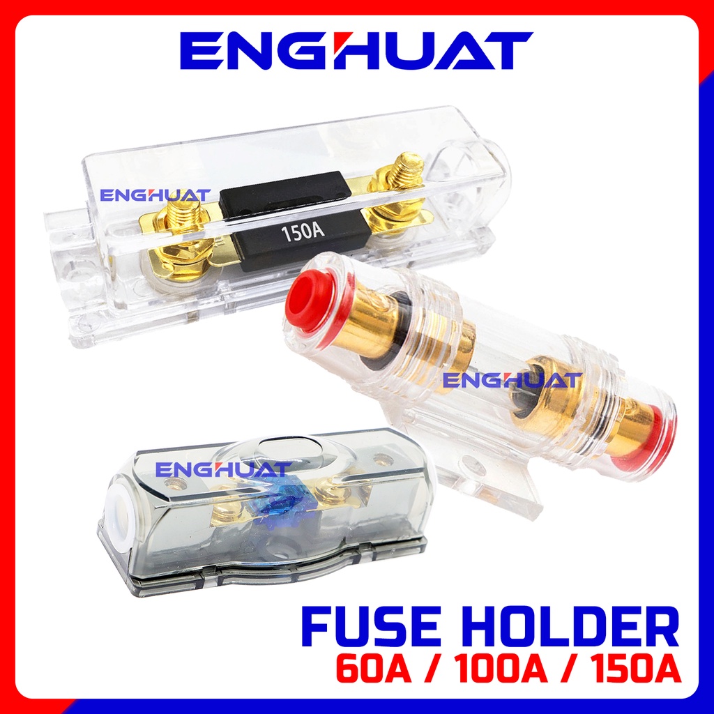 Fuse Holder 60A 100A 150A 200A Car Audio Amplifier Fuse Holder Car
