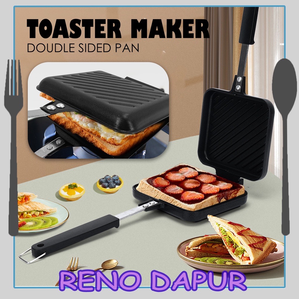 Bread Toaster Pan Pembakar Roti Camping Toaster Sandwich Maker Sandwich