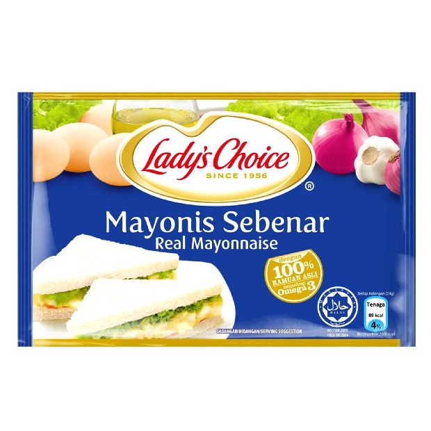 Lady's Choice Real Mayonnaise 50ml Shopee Malaysia