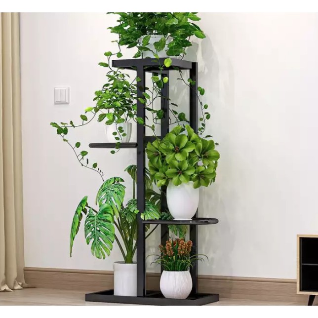 {Free Shipping} 4 tiers Deco Shelf Flower Pot Rack Rak Bunga Strong ...