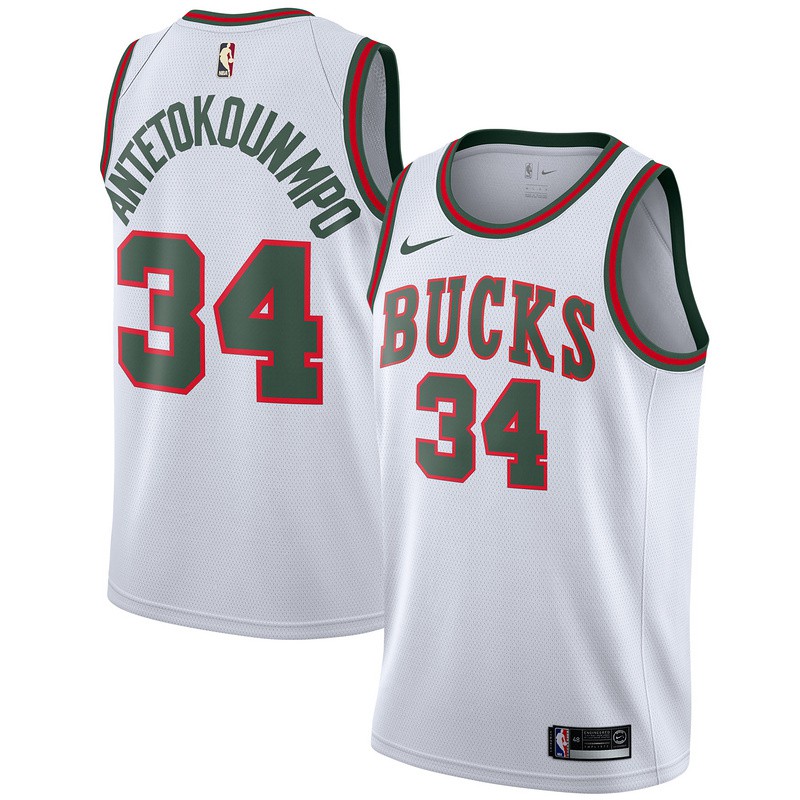 milwaukee bucks jersey white