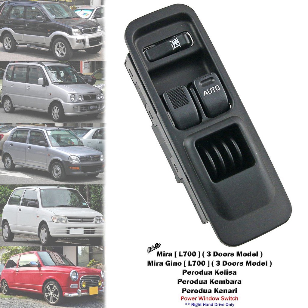 Front Power Window Switch Main Control For Perodua Kelisa 