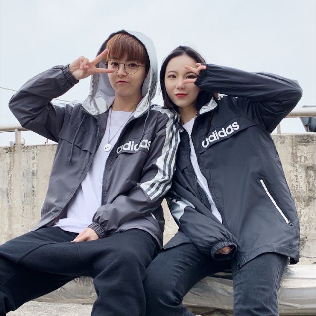 adidas badge of sport 3 stripe hooded tracksuit