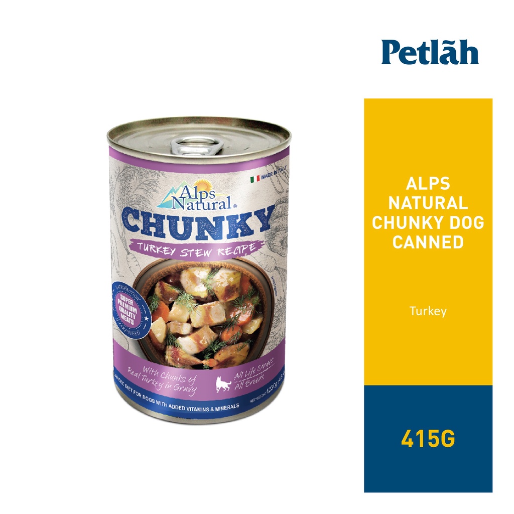 Alps Natural Chunky Dog Canned Food 415g | Shopee Malaysia