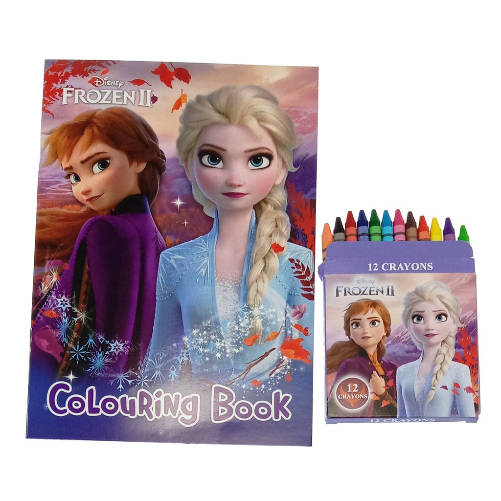 Download Disney Frozen 2 Colouring Book With Crayon Set