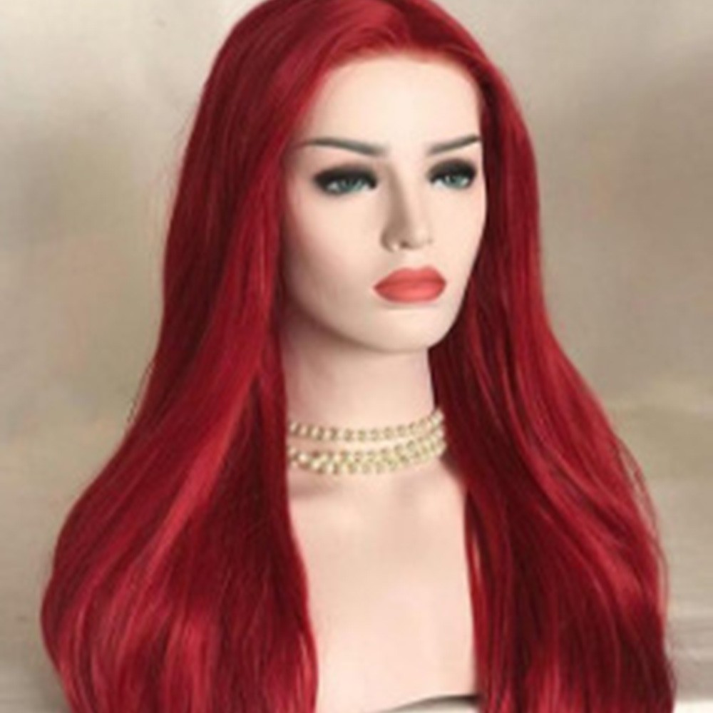 high quality red wig