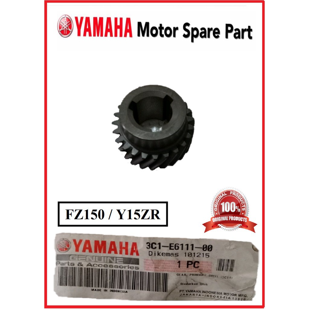 Yamaha Fz150 Y15zr R15 Gear Primary Drive Starter Gear Gigi 100 Original Hly Yamaha Shopee Malaysia