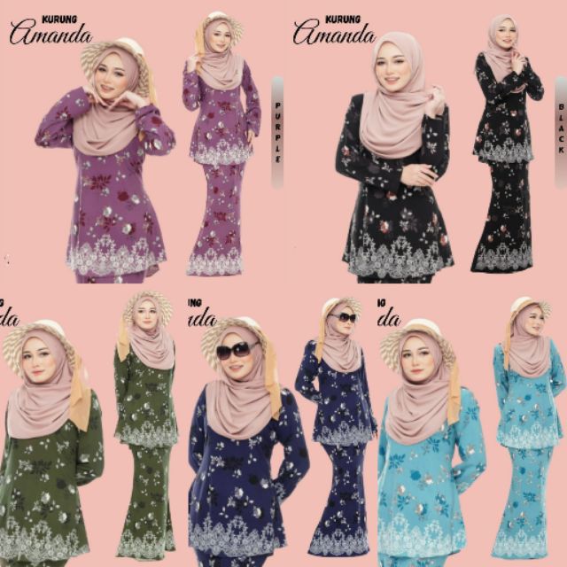 READYSTOCK BAJU  KURUNG  MODEN  MINI MURAH  KURUNG  AMANDA 